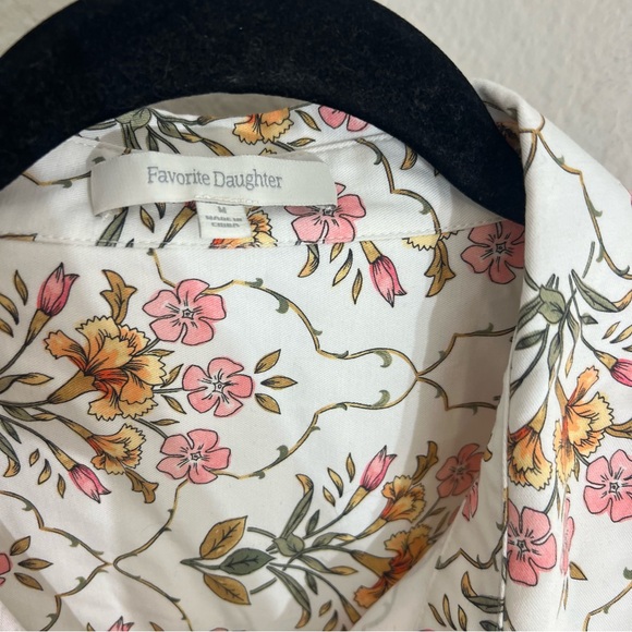 New Favorite Daughter Willow Shacket relaxed fit button down spring floral sz M - Picture 9 of 15